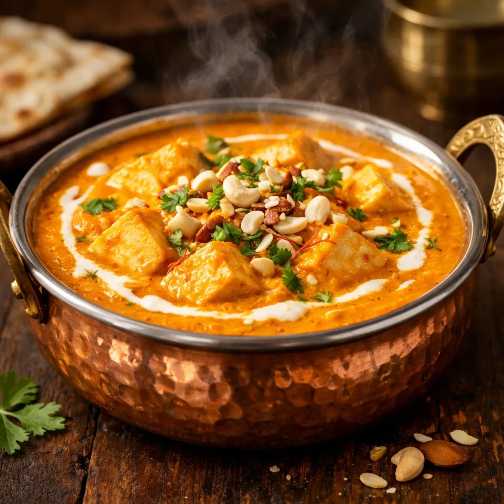 Paneer butter masala and vegetarian Indian dishes at Sweet-Chili Edmonton